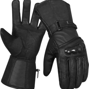 Leather Winter Motorcycle Gloves